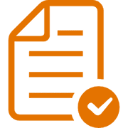 書類とチェックマークのアイコン